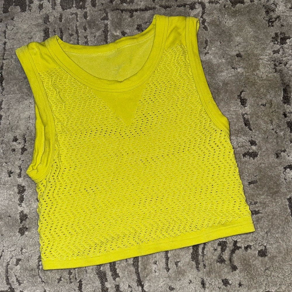 Free People Free Throw Textured Muscle Tank - XS/S